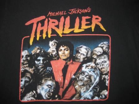 Michael Jackson Thriller (Black) - Boys/Girls L Shirt